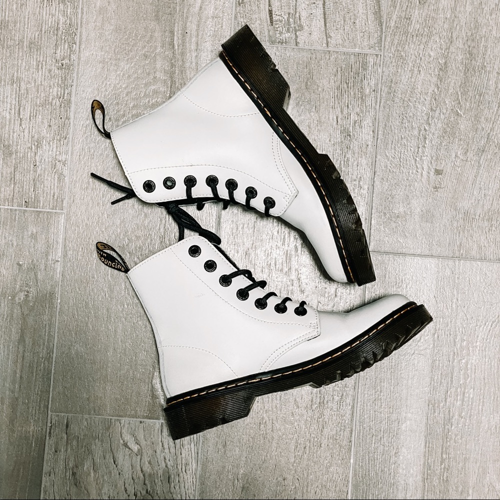 Dr. Martens Luana White Boots